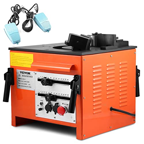 Happybuy Electric Hydraulic Rebar Bender 1700W Desktop Bender Rebar