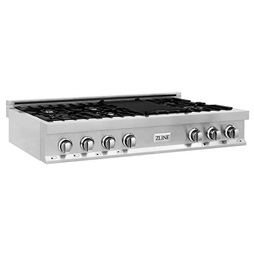 ZLINE 48 in. Rangetop with 8 Gas Burners Stainless Steel – Jumbo Industrial