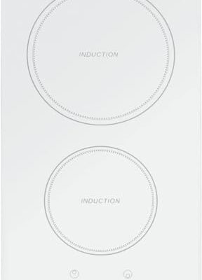 Summit Appliance 12-Inch 2 Burner Digital Induction Cooktop White