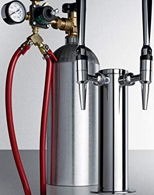 Summit Appliance Dual Tap Nitro Stout System with Nitrogen Tank