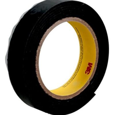 3M Fastener SJ3571 Loop, 4" x 50 yd, 0.15" Engaged Thickness Black