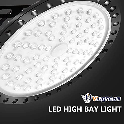 Hondony 10x 500W LED Hallenstrahler – 50.000 Lumen, 10.500 K, IP76, Ultradünn, Wasserdicht, Für Fabriken, Garage & Lagerhaus