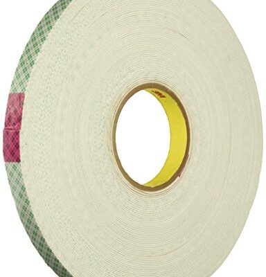 3M TapeCase 24" x 5yd Off-White Polyurethane Double Coated Foam Tape