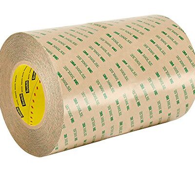 3M 9495LE Adhesive Transfer Tape Roll 8 in. x 180 ft. Transparent